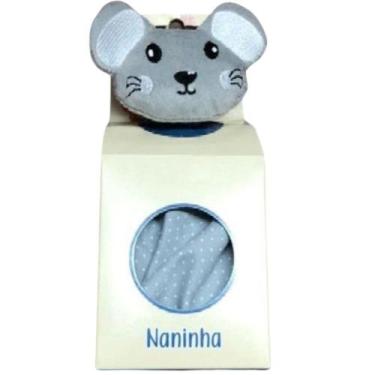 Imagem de Naninha para Bebê Ratinho Cinza - Miguel Baby