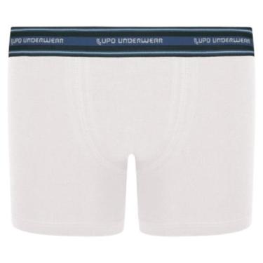 Imagem de Cueca Boxer Infantil Lupo 141-003, Branco, P
