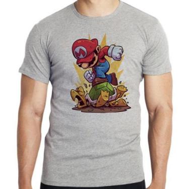 Imagem de Camiseta Mario Bros Blusa criança infantil juvenil adulto camisa todos