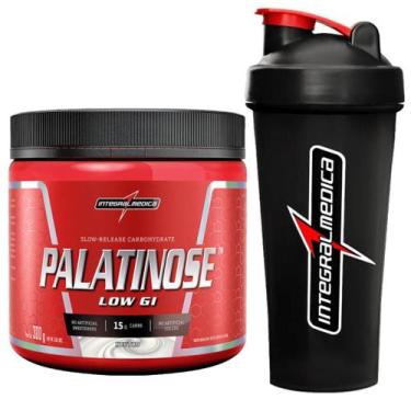 Imagem de Palatinose Pura 300g + Coqueteleira Preta Integralmedica