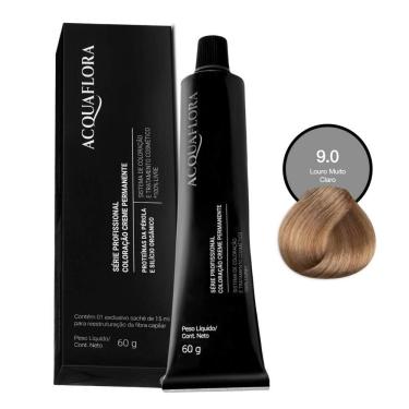 Imagem de Coloração Creme Permanente Acquaflora 9.0 Louro Muito Claro 60g