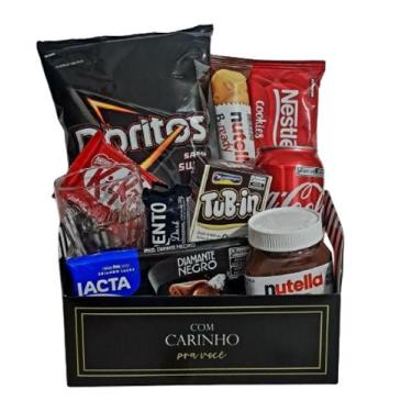 Imagem de Cesta Presente Nutella + Coca Cola + Chocolate - Camafheus