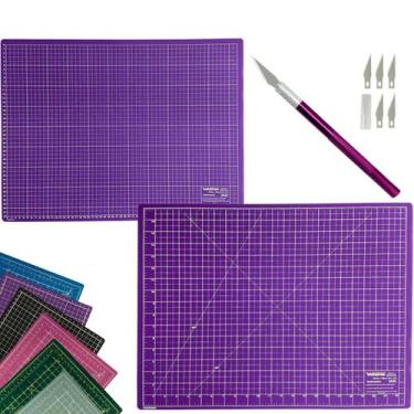 Imagem de Base Placa de Corte A2 60x45cm Patchwork Artesanato Costura Dupla Face