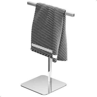 Imagem de Porta Toalha Lavabo Inox de Bancada Suporte Toalha Nice - CromoShop