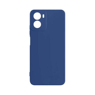 Imagem de Capa Capinha Aveludada Compatível Para Motorola Moto G05 - DB, Azul-Ma