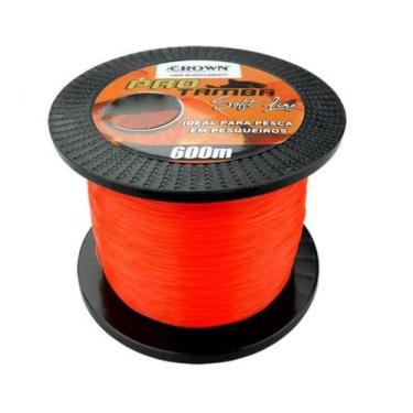Imagem de Linha Monofilamento Crown Pro Tamba Soft Orange 0,40mm 32lb/14,6kg - 6