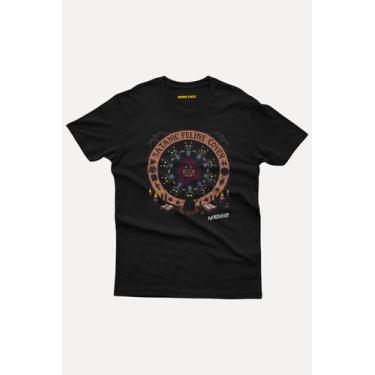 Imagem de Camiseta Geek Satanic Feline Coven Mystic Cats By Nerd Chic , XGG, Pre