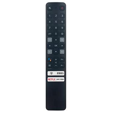 Imagem de RC901V FMR5 06-BTZNYY-FRC901V Controle remoto de voz de substituição adequado para TCL Android Smart LED TV 50P8 65P8 43T8 32P30S 40S65A 49P30FS 43P30FS 43S6500 43S6500FS 40S6500FS 4000FS S65000 FS