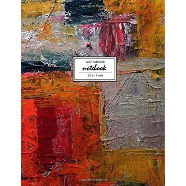 Imagem de Notebook: Unruled/Unlined/Plain Notebook/Sketchbook/Composition - (8.5 x 11 inches) Large - 110 Pages - Paint Me 2