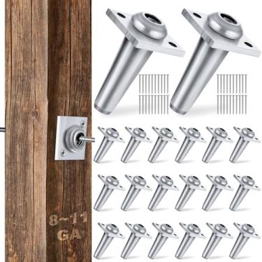 Imagem de Torno de âncora de torno de âncora de uva para apertar fio de calibre 8~11 para construir treliças, vinhas, cercas e mandris (20 peças)