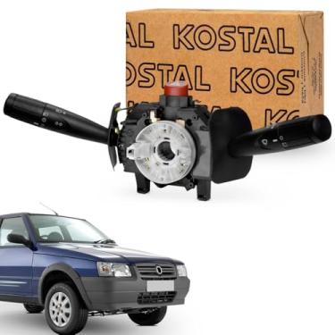 Imagem de Chave De Seta E Limpador Kostal Uno Mille 2009 A 2013 Com Pisca Alerta