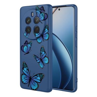Imagem de HTXWXJC Capa de telefone para Realme 12 Pro Plus, capa Realme 12 Pro 5G RMX3511 à prova de choque flexível bumper TPU capa macia padrão borboleta capa de telefone para Realme 12 Pro + 5G borboleta