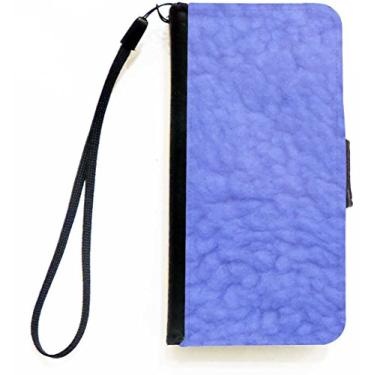 Imagem de Rikki Knight Capa carteira flip de lã azul celeste com aba magnética para Apple iPhone 5c