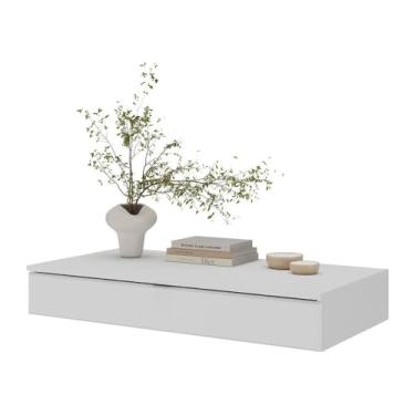 Imagem de Aparador 90cm Suspenso com 1 Gaveta Multimóveis Cr50100 Branco