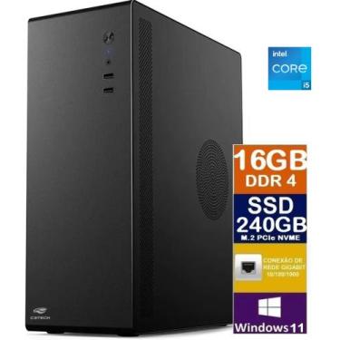Imagem de Mini Pc slim Intel Core I5 11500 11ª geração ram 16gb ddr4 ssd 240gb N