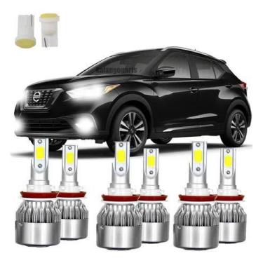 Imagem de Kit Super Uiltra Led Nissan Kicks 6000k + Led T10 - IMP