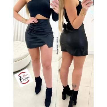 Imagem de Saia Courinho/ Com uma Fenda/Coleção Nova  - Nanda Fashion Boutique, P