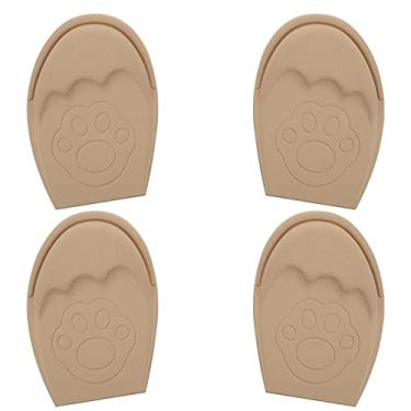 Imagem de Healifty 2 pares de palmilhas para o antepé, meio sapato, enchimento, reutilizável, macio, para homens, tênis de salto alto, cor da pele