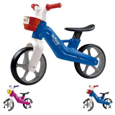 Imagem de Bicicleta de Equilibrio Bike sem Pedal Infantil Altura do Banco Ajustavel Pneu de Borracha (Azul)