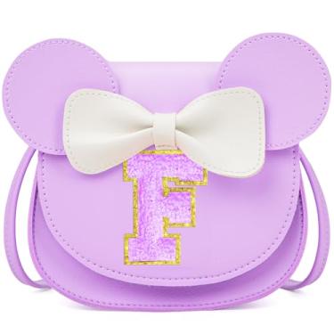 Imagem de OYLOLA Presentes de aniversário para meninas de 3, 4, 5, 6, 7 e 8 anos, bolsa infantil para meninas pequenas, presente para meninas, Roxo-roxo, F