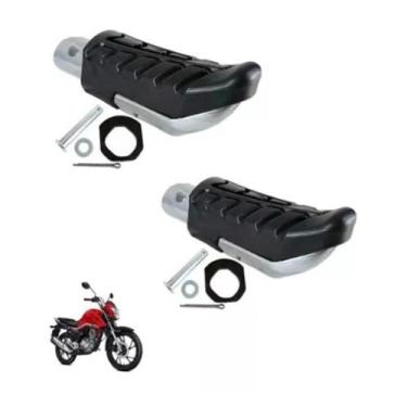 Imagem de Pedaleira traseira DIREITA E ESQUERDA CROMADA TITAN 160 - ARBYN