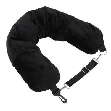 Imagem de Travesseiro de Pescoço de Viagem, Bolsa de Armazenamento de Travesseiro Macio de Tecido Macio para Viagem de Negócios