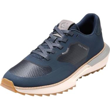 Imagem de Cole Haan Grandpro Ashland 2 Tênis masculino de golfe, Blazer, azul marinho, titânio, marfim, 40