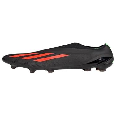 Imagem de adidas Tênis de futebol masculino Speedportal.2 Firm Ground, Core Black/Solar Red/Solar Green, 40