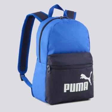 Imagem de Mochila Puma Phase ColorBlock Small Azul, Único