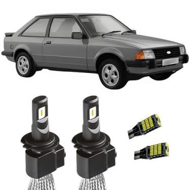 Imagem de Par de Lampada H4 Alto e Baixo Escort 1983 A 1996 Pingo T10 - Ray-X