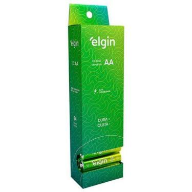 Imagem de Pilha Alcalina Aa Tubo Com 24 Unidades Elgin (82347) [F108]