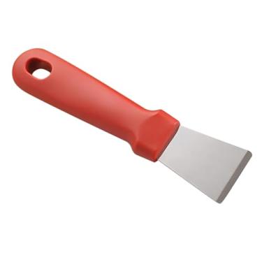 Imagem de Espátula de Limpeza de Cozinha Em Aço Inoxidável, pá de Fumaça de óleo Multiuso, Ferramenta de Raspador de Gelo de Congelador de Descongelamento, Limpeza de Cozinha Resistente Essencial Com Manípulo