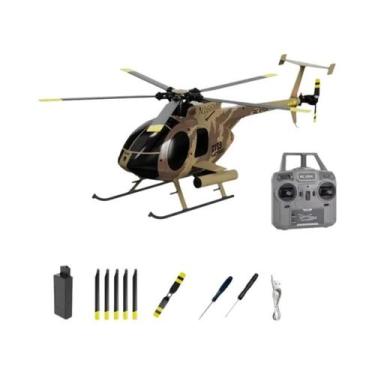Imagem de Helicóptero RC De Motor Duplo Escala 1:28 MD500 Sem Escova Giroscópio 
