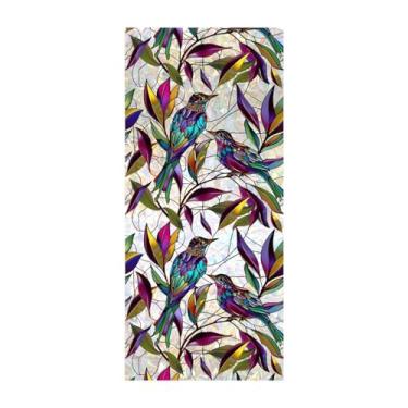 Imagem de Ioensy Janela de vidro de vitral Privacia de privacidade Decal