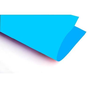 Imagem de Papel Cartolina Dupla Face Color SET 48X66CM Azul Claro Pacote com 20 