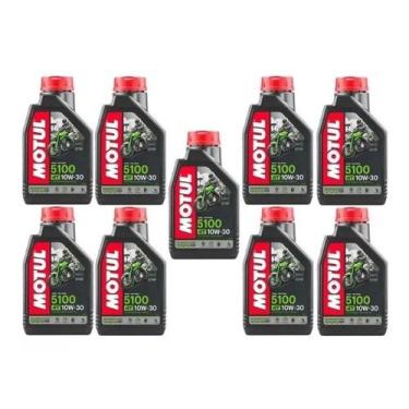 Imagem de Oleo Motul 5100 10w30 Honda Cb600 Hornet Semi Sintético 1L Moto 4T - 9