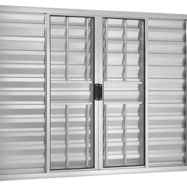 Imagem de Janela Veneziana 6 Folhas com Grade 120x200cm