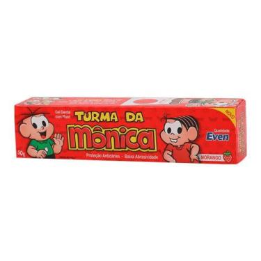 Imagem de Gel Dental Even Turma Da Mônica Kids Morango 50g