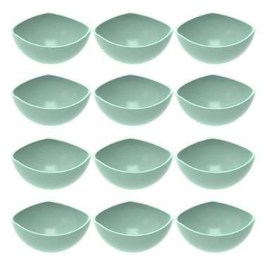 Imagem de 12 Potes de Sobremesa Doces 265ml Plástico Crippa Restaurante Hotel Verde Menta