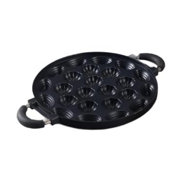 Imagem de Ｂｅｓｇａ Donuts Maker Pan Donut Baking Plate Plate Versátil Ball Takoyaki Pan Bolo Placas Modelo de Placas sobremesas Snacks Breakfast Breakfast, 24 Buracos