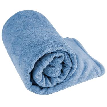 Imagem de Manta Cobertor Solteiro Fleece Cazza Azul