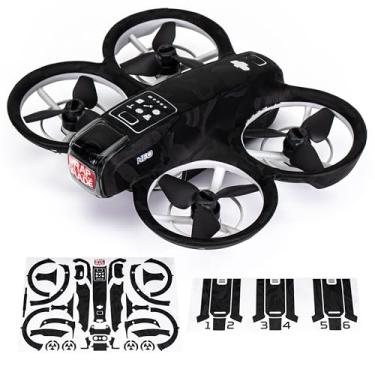 Imagem de WRAPGRADE Adesivo de pele compatível com DJI NEO Full Wrap (Black Bumpy Camo)