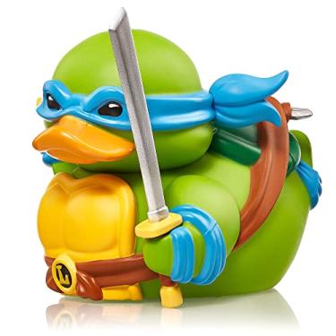 Imagem de TUBBZ First Edition Leonardo Collectible Vinyl Rubber Duck Figure – Official Teenage Mutant Ninja Turtles Merchandise - TV, film e videogiochiL8