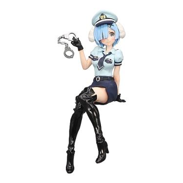 Imagem de Furyu Re:Zero Starting Life in Another World Statuette PVC Noodle Stopper Rem Police Officer Cap with Dog Ears 14 cm