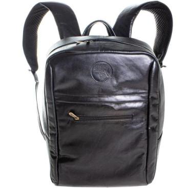 Imagem de Mochila Feminina Couro Notebook - Sparttan, Unico, Preto