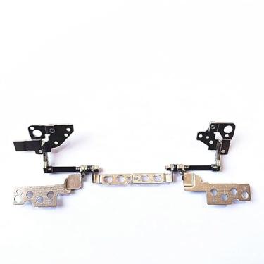 Imagem de CSEZWASM Dobradiças do eixo da tela LCD lado direito + conjunto esquerdo TPN-C169 N42548-001 Substituição para dobradiças LCD HP Victus 9 16-R 16T-R 16-S 16T-S