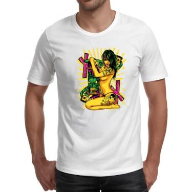 Imagem de Camiseta Unissex Gangster Girl Skate - Alearts, P