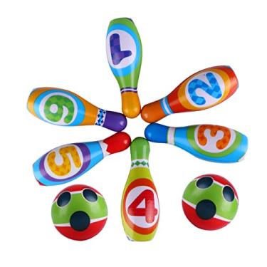 Imagem de ifundom 1Conjunto Boliche Bolas Brinquedo Educativo Menino de Atividades Ao e Família