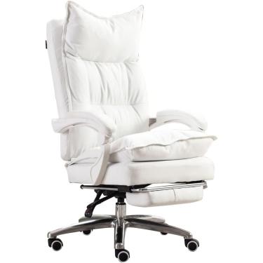 Imagem de Presidente executivo Cadeiras executivas para cadeira de escritório amigável e confortável para o tecido, cadeira de jogo reclinável com apoios de braço de ligação, carga de 330 libras, cade