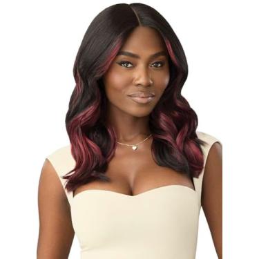 Imagem de Outre Lace Front Wig - Color Bomb - CB 101 (1B/UL PLUM WINE)